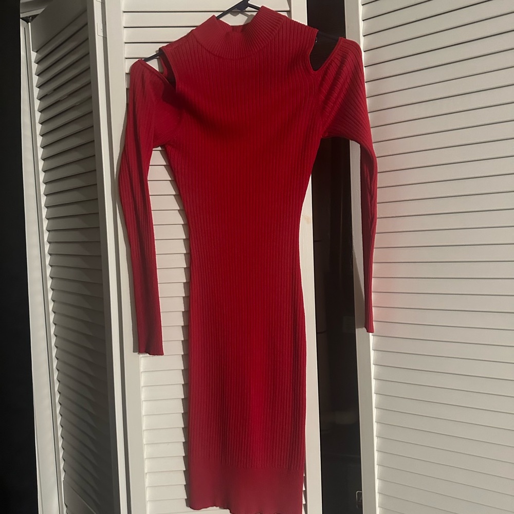 Large Red Dress